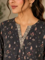 Printed Lawn Suit- ZRSPL2P-8 - Image 3