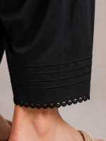 Cambric Black Shalwar - ZRCBS-01 - Image 4