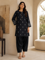 Cambric Black Shalwar - ZRCBS-01 - Image 5