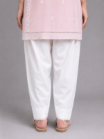Cambric White Shalwar - ZRCWS-02 - Image 3