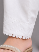 Cambric White Shalwar - ZRCWS-02 - Image 4