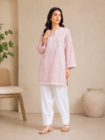 Cambric White Shalwar - ZRCWS-02 - Image 5