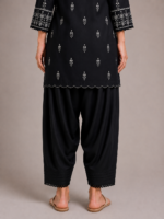 Cambric Black Shalwar - ZRCBS-01 - Image 3