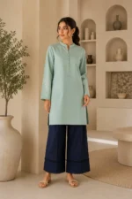 Cambric Lace Pin Tuck Trouser - ZRCLPTT-03 - Image 5