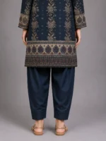 Cambric Black Shalwar - ZRCBS-03 - Image 3