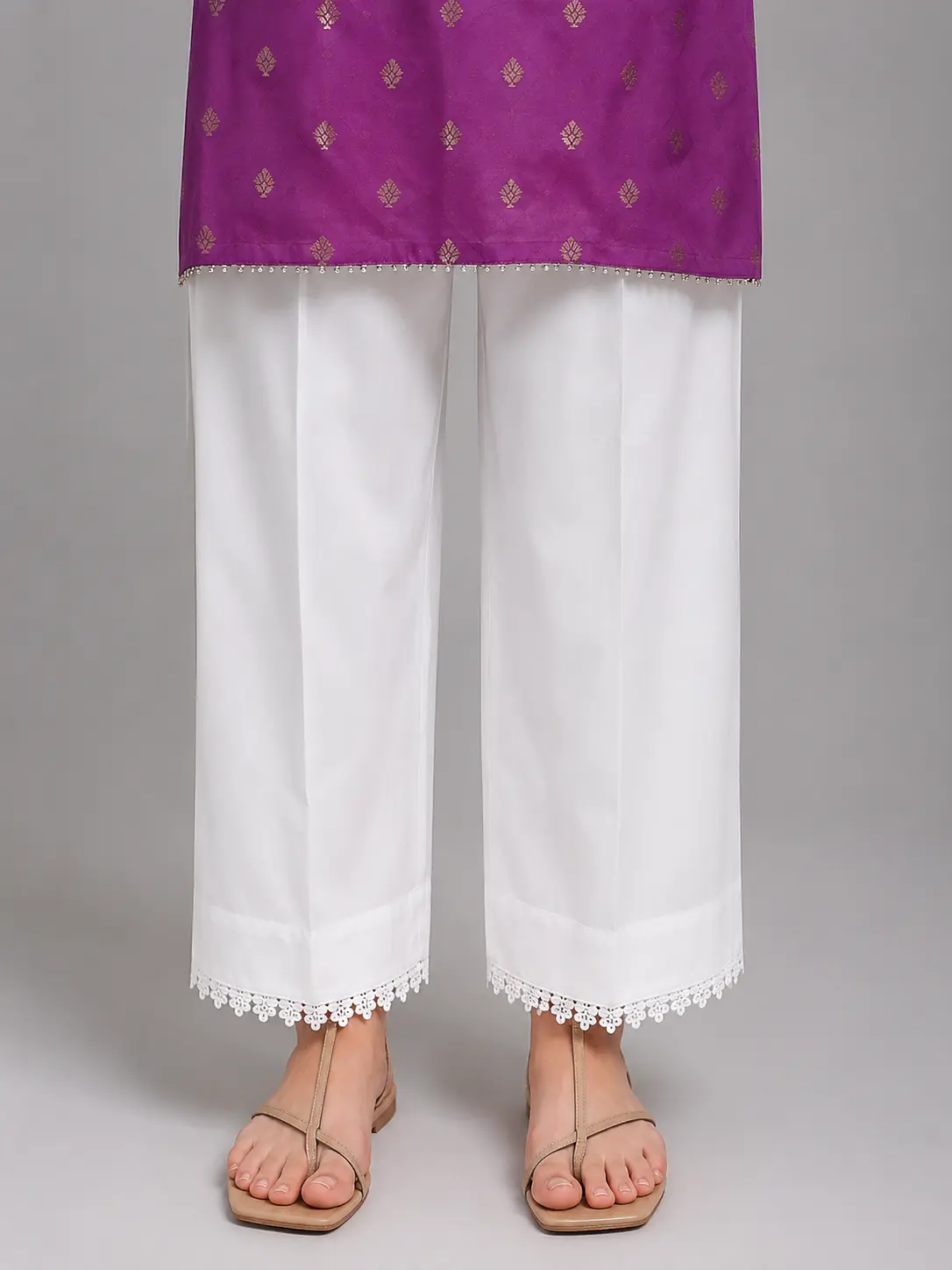 white-trouser-1-1 Cambric White Trouser - ZRCWT-02 - Image 1