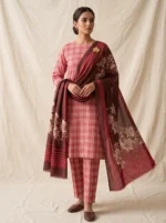3 Piece – Separate All Over Lawn Suit – ZRUPL3P-9 - Image 2